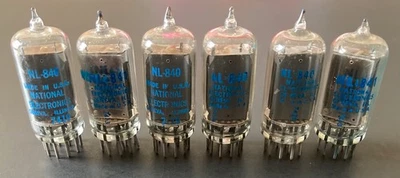 National Electronics NL-840 Nixie Tube Lot (6 Tubes) - No Box  *Not Tested* - Image 1 of 2