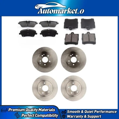Front Rear Disc Brake Rotors Brake Pads Kit for Mercedes-Benz C230 2003-2003 - Image 1 of 4