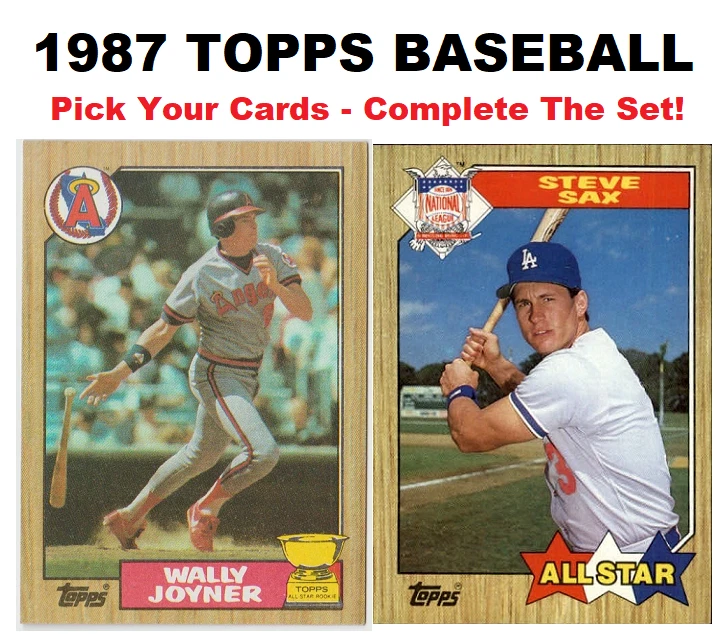 1987 Topps Baseball - Pick Your Cards / Complete The Set! - Image 1 of 1