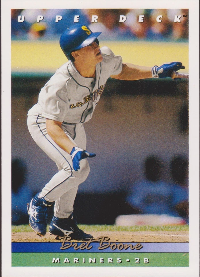 1993 Upper Deck #65 Bret Boone Seattle Mariners Baseball Card - Image 1 of 1