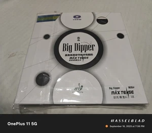 Nuevo Yinhe Big Dipper Tenis de Mesa Ping Pong Goma 38 Negro - Imagen 1 de 2