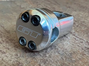 Stamped GT PISTON STEM Silver 1-1/8" Threadless Mid School BMX Performer Neck - Imagen 1 de 8