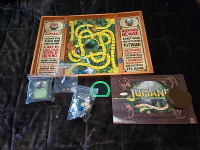 JUMANJI Board Game by Cardinal in Wooden Box -100% COMPLETE - Image 1 of 4