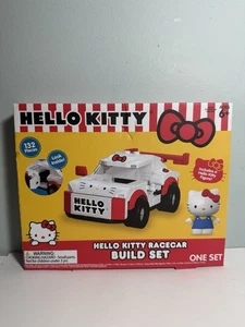 Sanrio Hello Kitty Racecar Build Set 132 pcs includes Hello Kitty Figure - New! - Picture 1 of 4