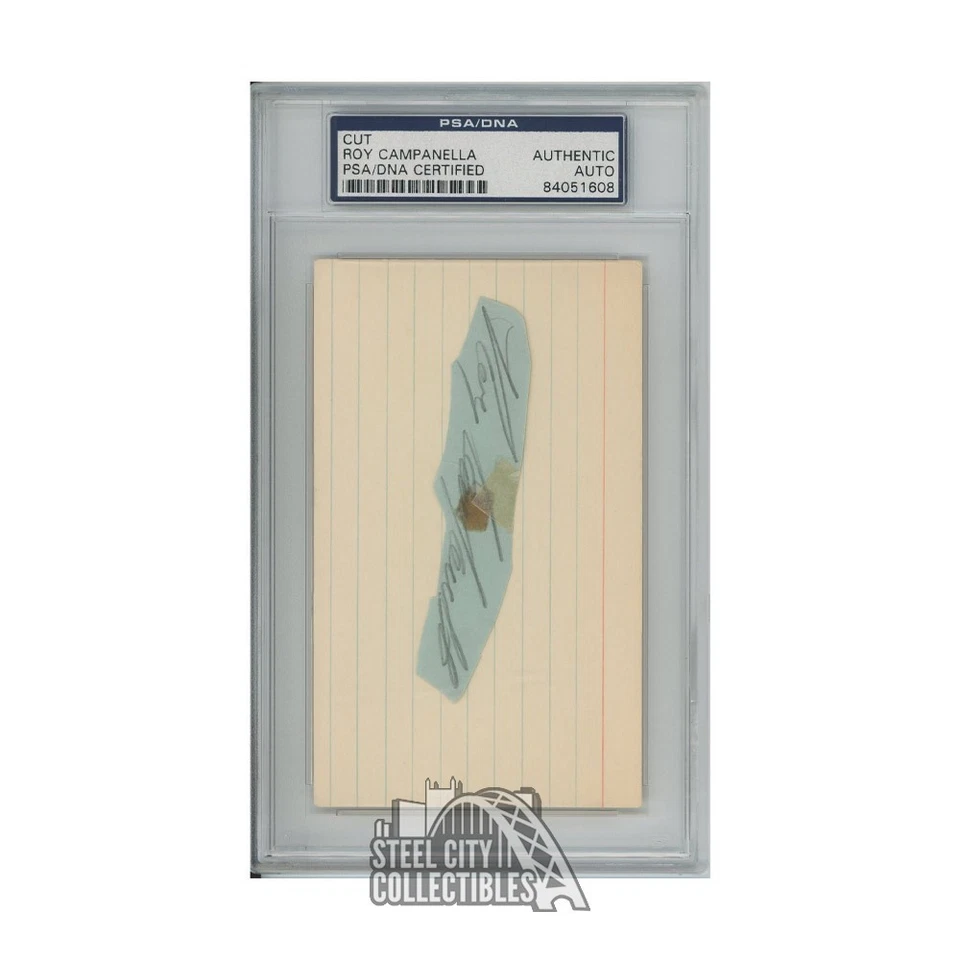 Roy Campanella 亲笔签名剪辑签名 - PSA/DNA — 第 1/1 张图片