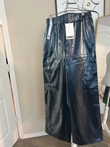 Rains wide waterproof pant Size M color Sonic - Picture 1 of 3