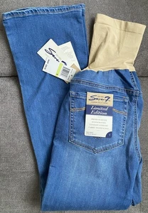 Jeans Seven 7 azul maternidad talla 4 nuevos con etiquetas - Imagen 1 de 6