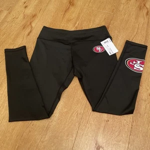 NFL Team Apparel San Francisco 49ers Grey Legging Medium New Foco 7/8 SF - Picture 1 of 9