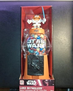 Star Wars M&Ms Luke Skywalker Orange Süßigkeiten Spender Kaugummi Stil NEU IM KARTON - Bild 1 von 12