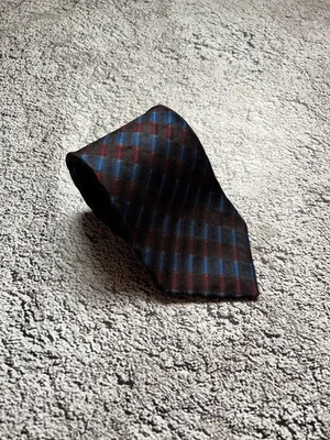 Dolce & Gabbana Cravatte Plaid Silk Blend Tie - Image 1 of 4