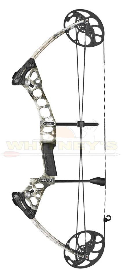 Mission Radik 弓 - 右手 - 10-50 磅。 - 17 英寸 - 28 英寸 - Realtree Excape - RKCREX — 第 1/1 张图片