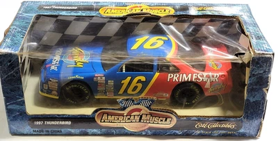 ERTL 1/18 - 1997 FORD THUNDERBIRD - NASCAR #16 Ted Musgrave, NEW (7798) - Image 1 of 4