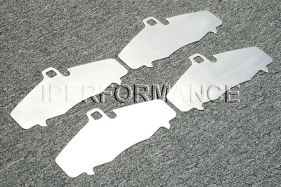Titanium Brake Pad Shim Heat Shields for Porsche Cayman R 2011-2012, Cer Front - Image 1 of 4