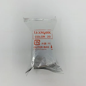Genuine Lexmark 20 Color Ink Cartridge New No Box - Picture 1 of 2
