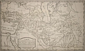 KARTE PARTHIEN PERSIEN Armenien Babylonien Iran GEOGRAPHIE Weltgeschichte 1780 - Bild 1 von 3