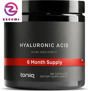 Ultra High Purity Hyaluronic Acid 95%+ Bioavailable 275Mg Vitamin C360 Capsules - Picture 1 of 12