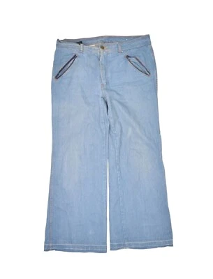 Vintage JCPenney Jeans Womens 16 33x28 Wide Leg Deck Landlubber Bell Bottom - Image 1 of 4