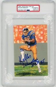 Kellen Winslow Signed Goal Line Art Card GLAC - PSA DNA 10 - Picture 1 of 1