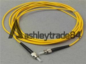 1PCS NEW ST-ST Singlemode Simplex 9/125 Fiber Optic Cable 3M - Picture 1 of 6
