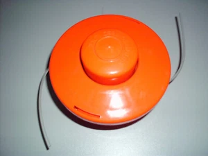 1 x Doppelfadenkopf für Motorsensen mit Tippautomatik, Fadenspule M 10 Gewinde - Bild 1 von 3