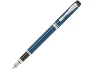 5280 pluma estilográfica mediana azul/plata Ambassador - Imagen 1 de 2