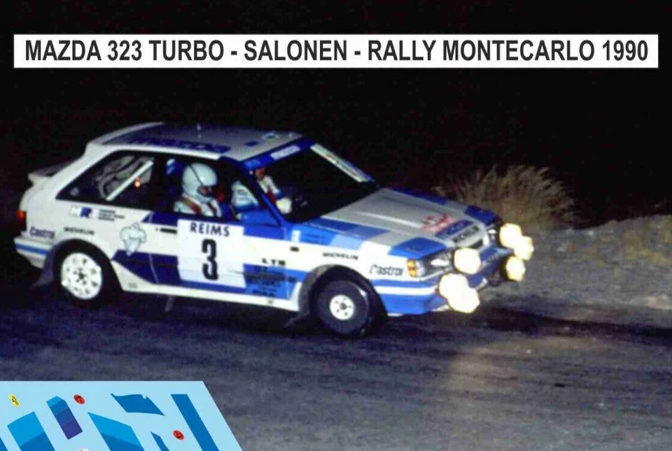 1/43 Mazda 323 Turbo Rally Montecarlo 1990 Salonen Kit - Immagine 1 di 1