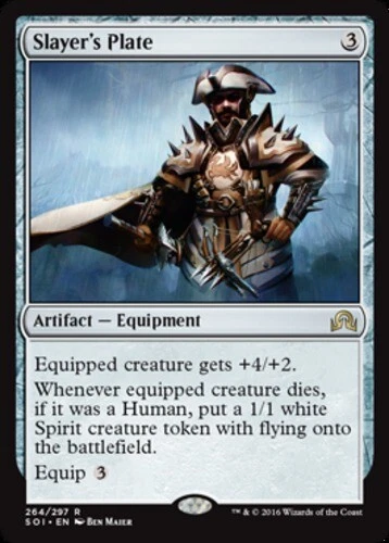 Slayer's Plate ~ Lightly Played Shadows over Innistrad MTG Magic UltimateMTG Art - Image 1 of 1