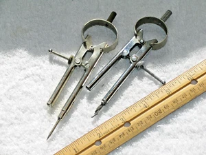 A Pair of Engineering Drawing Protractor adjustable solid construction for parts - Picture 1 of 2