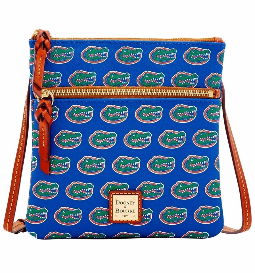 Сумочка через плечо Dooney & Bourke FLORIDA GATORS — синяя розничная цена 128 долл. США — новая с ценниками - Изображение 1 из 1