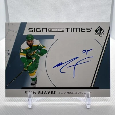 Ryan Reaves 2022-23 SP Authentic Sign of the Times Toronto Maple Leafs - Image 1 of 2
