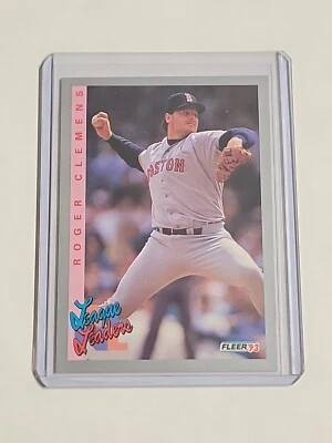 1993 Fleer League Leaders Roger Clemens #348 Boston Red Sox - Image 1 of 2