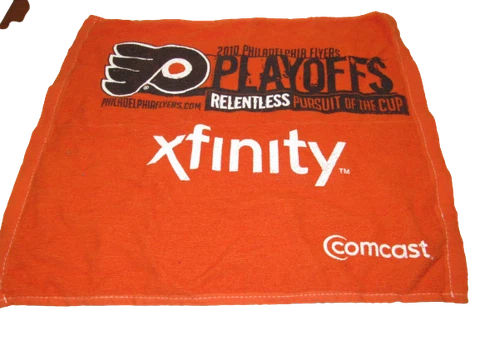 Playoff Relentless pursuit  2010 Orange Rally Towel Philadelphia Flyers xfinity Cover