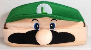 Luigi Face Hat, Cap, Beanie Nintendo Super Mario Bros.Mario Brothers - Picture 1 of 8