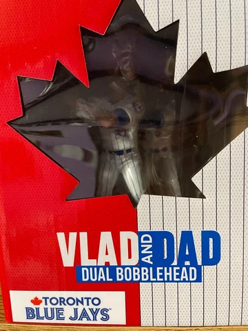 Vlad and Dad Vladimir Guerrero Jr Bobblehead Toronto Blue Jays 2022 SGA NIB Cover