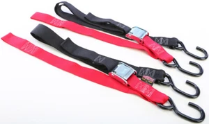 Powertye Black/Red 1 1/2in Fat Straps with Soft Tye 29621 - Picture 1 of 1