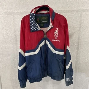 VINTAGE OLYMPIC GAMES COLLECTION by STARTER ATLANTA 1996 USA Jacke SPORTSWEAR - Bild 1 von 10