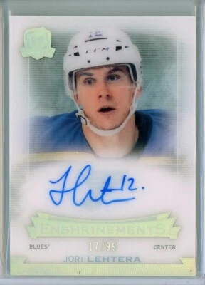  2014-15 The Cup Enshrinements #EJL Jori Lehtera AUTO /99 - St. Louis Blues - Image 1 of 2