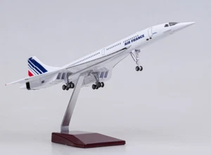 1:125 50CM AIR FRANCE Concorde Airplane Landing gear Resin Aircraft Model - Imagen 1 de 14