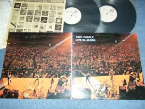 DEEP PURPLE Japan 1979 REISSUE P-4601~02W NM 2-LP LIVE IN JAPAN - Foto 1 di 11