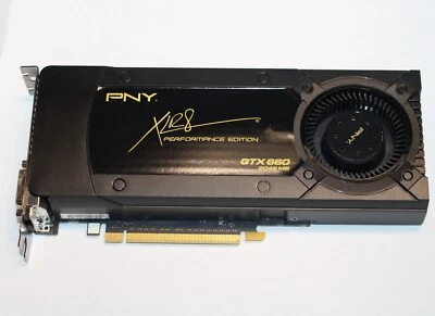PNY Geforce GTX 660 2GB XLR8 Performance - GPU Graphics video card PCI-E working - Image 1 of 4
