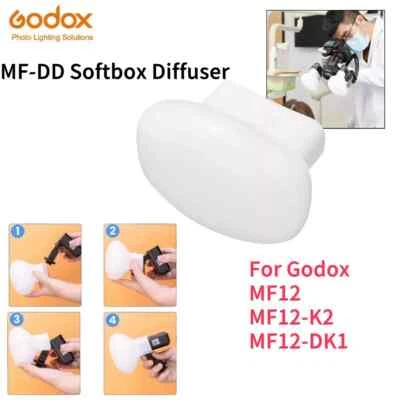 Godox MF-DD Diffuser Silica Gel Diffusion Dome For MF12 MF12-K2 MF12-DK1 Flash - Image 1 of 4
