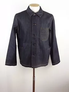 MARNI F/W 2015 Giacca Cappotto Da Giardino Uomo Lana Cotone Navy Denim IT50/US40 Nuova con etichette - Foto 1 di 9