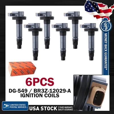 Ignition Coils DG-549 BL3Z12029A Durable 6Pcs For Ford Transit-250 2015-2020 - Image 1 of 4