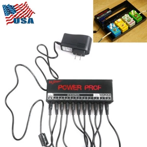 Mr.Power Guitar Pedal Board Power Supply 10 Outputs for 9V/12V/18V Stations US - Picture 1 of 11