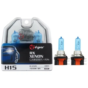 D-GEAR Bulbs - XP XENON H15 15/55W +70% White 2pcs 4300 KELVIN - Picture 1 of 3