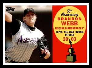 Brandon Webb 2008 Topps All-Rookie Team 50th Anniversary #AR22 Mint - Picture 1 of 2