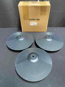 9.5” Donner Cymbal Pads for Hi-Hat and/or Crash/Ride Electric Drum - 3 pack - Picture 1 of 5