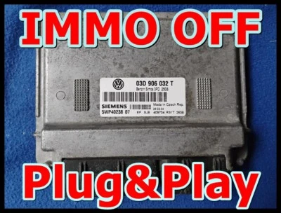 VW Polo IV 9N 1.2 IMMO OFF/ PLUG&PLAY 03D906032T - 5WP40238/ita - 2 giorni - Immagine 1 di 4