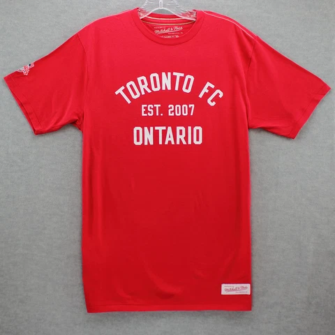 NEW Toronto FC Mitchell & Ness Team History Est. 2007 Tailored T-Shirt RED Cover