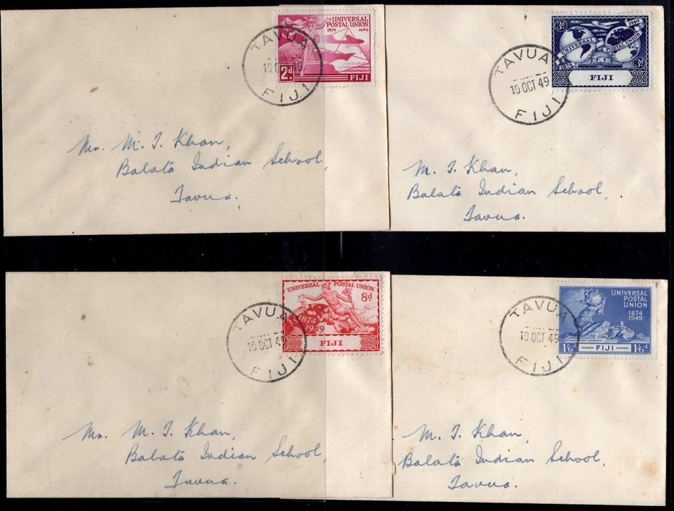 Fiji, Covers Universal Postal Union UPU 1949. x46325 - Image 1 of 1